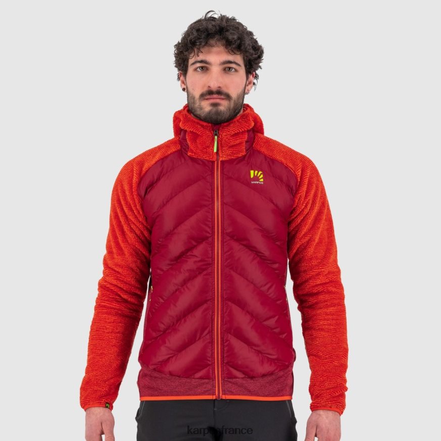 Hommes Karpos vélo rouge/grenadine veste marmarole 28PL68115