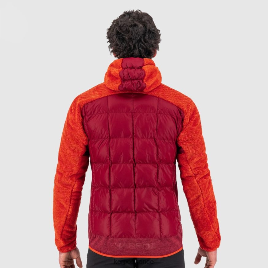 Hommes Karpos vélo rouge/grenadine veste marmarole 28PL68115