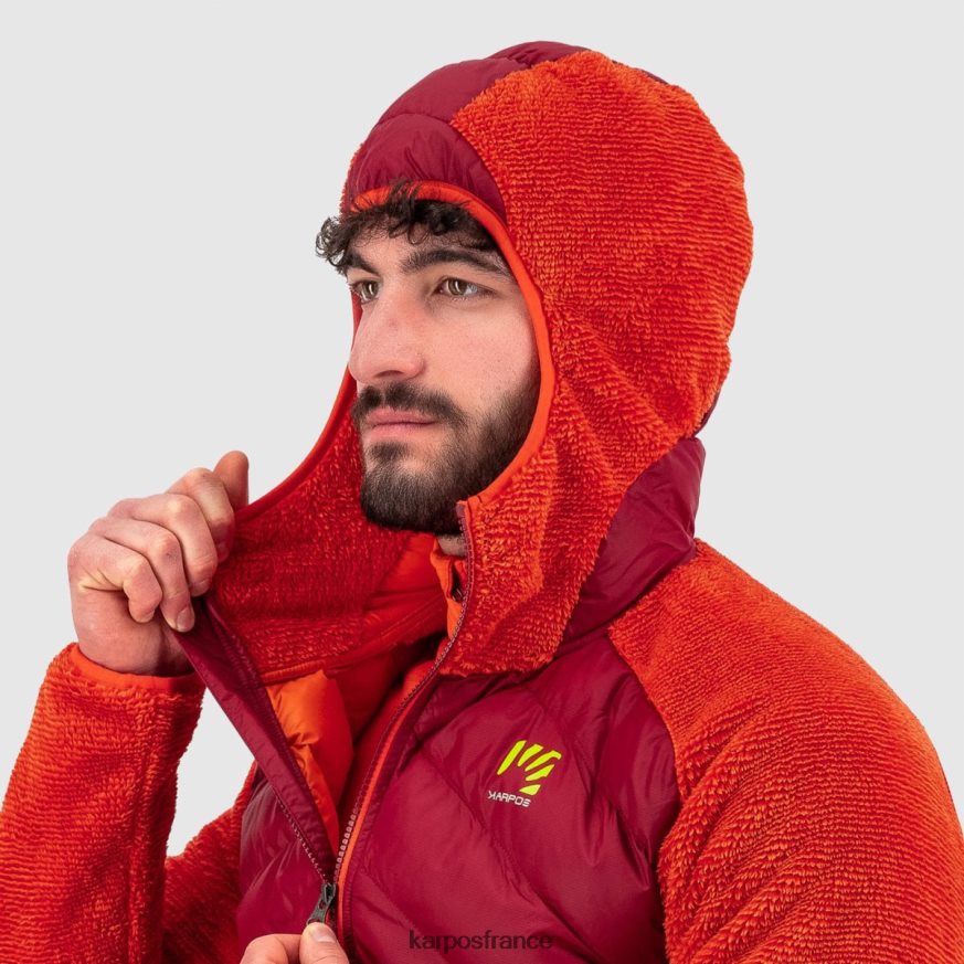Hommes Karpos vélo rouge/grenadine veste marmarole 28PL68115
