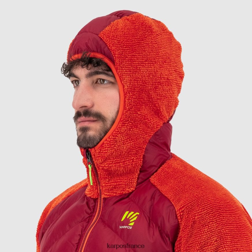 Hommes Karpos vélo rouge/grenadine veste marmarole 28PL68115