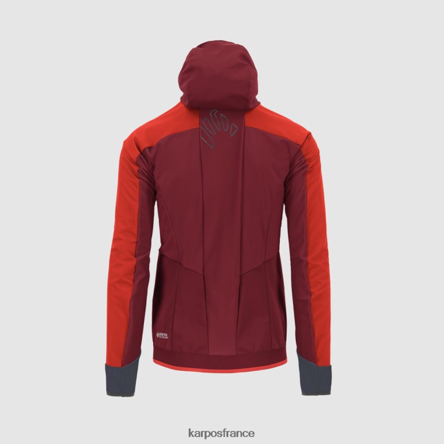 Hommes Karpos vélo rouge/grenadine veste piz palu' evo 28PL6849