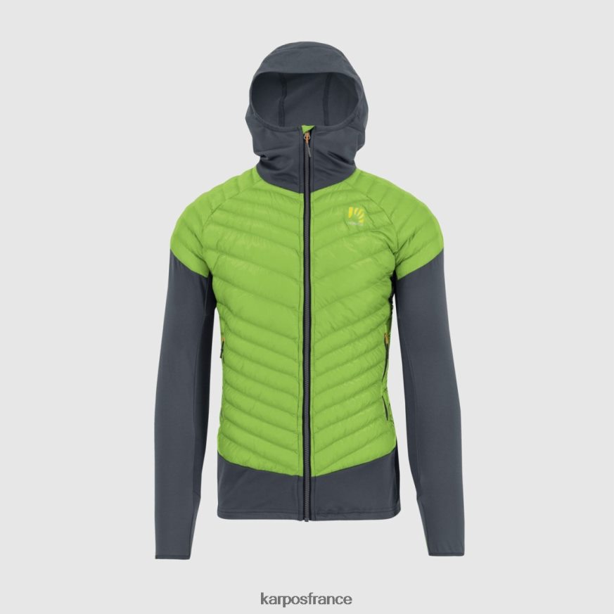 Hommes Karpos vert jasmin/bleu ombre veste sass de mura 28PL68106